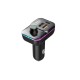 C24 Car FM Transmitter Bluetooth Wireless Handsfree Audio Dual Usb Car Charger Black