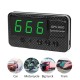 C60s Car Digital Gps Speedometer Odometer Hud Head-up Display Overspeed Warning Alarm Black