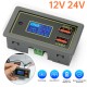 Car Automotive Voltmeter 12v 24v Dual Usb Led Digital Display Battery Monitor USB Fast Charging