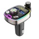 Car Bluetooth Fm Transmitter Pd Dual Usb Fast Charger Black