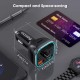 Car Bluetooth Transmitter Qc3.0 Car Charger Car Radio Audio Adapter black