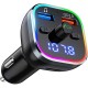 Car Bluetooth Transmitter Qc3.0 Car Charger Car Radio Audio Adapter black