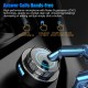 Car Bluetooth-compatible 5.0 Fm  Transmitter Lossless Usb Charger Mp3 Music Player Hands-free Multifunctional Car Accessories black