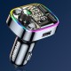 Car Bluetooth-compatible Mp3 Player Audio Fm Transmitter U Disk Music Player Fast Charger C87