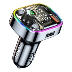 Car Bluetooth-compatible Mp3 Player Audio Fm Transmitter U Disk Music Player Fast Charger C87