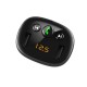 Car Bluetooth-compatible Receiver Mp3  Player High Sound Quality Lossless Smart Noise Reduction Car Cigarette Lighter Fast Charger black