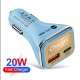 Car Charger 20w Pd Charging Adapter Compatible With Pd+usb Cigarette Lighter Jack Charger black