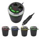 Car Charger Bluetooth 5.0 Multifunction Cup Holder 3.1a Fm Transmitting U Disk /tf Card Car Mp3 Player green