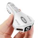 Car Charger Fast Charging Adapter 48w Dual QC3.0 2USB 1-to-2 Constant Temperature for IOS Android Phone White