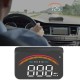 Car Hud Head-up Display Universal Obd Wireless Display HD Alarm Monitor Black