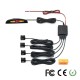 Car Led Parking Sensor Kit 4 Sensors 22mm Reversing Radar Black