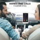 Car MP3 Bluetooth 4.2 Hands Free FM Emitter Player USB Port TF Card 3.5 Voice-frequency Telephony MP3 Player black