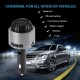 Car MP3 Bluetooth 4.2 Hands Free FM Emitter Player USB Port TF Card 3.5 Voice-frequency Telephony MP3 Player black