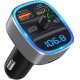 Car Mp3 Bluetooth Player Car Charger Bluetooth Receiver Bluetooth Transmitter black