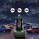 Car Qc3.0+pd 18w Fast Charging Car Charger 3 In 1 Type-c Cigarette Lighter Overcharge Overheating Car Charger Wide Applications White