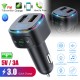 Car USB Charger Fm Transmitter Radio Adapter Bluetooth Black