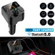 Car Wireless FM Transmitter Bluetooth 5.0 Black