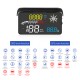 D1 Hud Car Head-up Display OBD and GPS Dual System Navigation Speedometer Black