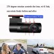 Dash Cam Car DVR Camera Recorder Dash Camera Recorder Car Radio USB Support TF Card Motion Detection black