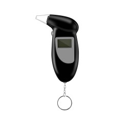 Digital  Alcohol  Tester Breath Alcohol Tester Breathalyzer Breathalyser Alcohol Breath Tester Black