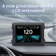 Dual System Hud Obd2 GPS Head-up Display HD Obd LCD Instrument Speedometer Black