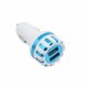 Dual Usb Car Charger Dc 5v/ 2.1a Fast Charging Adapter Universal Dual Usb Car-charger Adapter Blue