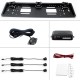 Eu Europe Car License Plate Frame Car Parking Sensor Kit black