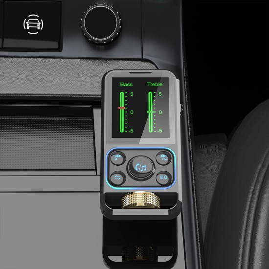 Fm Transmitter Wireless Car Handsfree Bluetooth Mp3 Player Black