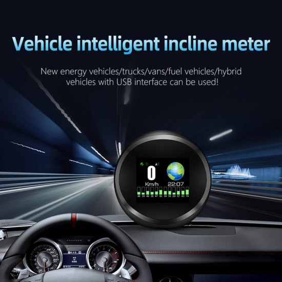 G11 Car Smart Diagnostic Tool Universal HD Head-up Display Smart Digital Speedometer Black