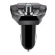 G18 Car Mp3 Player Wireless Bluetooth-compatible Hands-free Dual Usb Car Charger Fm Transmitter Receiver black