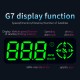 G7 Car Hud GPS Head Up Display Projector Digital Overspeed Warning Alarm Black