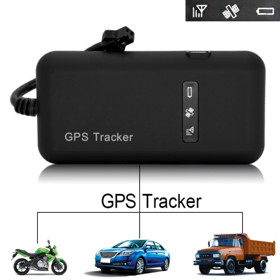 GT02A Car Gps Tracker Locator Real Time Track Monitor System For Car Motorcycle Tracking Accessories black