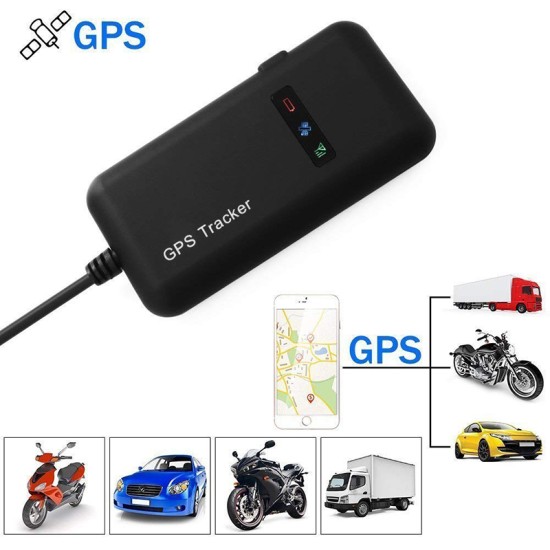 GT02A Car Gps Tracker Locator Real Time Track Monitor System For Car Motorcycle Tracking Accessories black