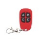 Garage Door Remote Control 433mhz 4 Keys Copy Cloning Electric Gate Remote Controller Duplicator Key Wireless Black