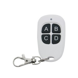 Garage Door Remote Control 433mhz 4 Keys Copy Cloning Electric Gate Remote Controller Duplicator Key Wireless White