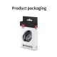 Gr07 Car Bluetooth Kit with Colorful Breathing Light Card Audio Receiver Black