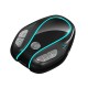 Gr07 Car Bluetooth Kit with Colorful Breathing Light Card Audio Receiver Black