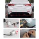 LED Wireless Parking Sensor Kit Parktronic 4 Sensors Auto Car Reverse Assistance Backup Radar Monitor System Silver probe