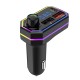 Led Backlight Car Bluetooth Fm Transmitter Mp3 Tf/u Disk Player Handsfree Car Kit Black