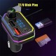 Led Backlight Car Bluetooth Fm Transmitter Mp3 Tf/u Disk Player Handsfree Car Kit Black