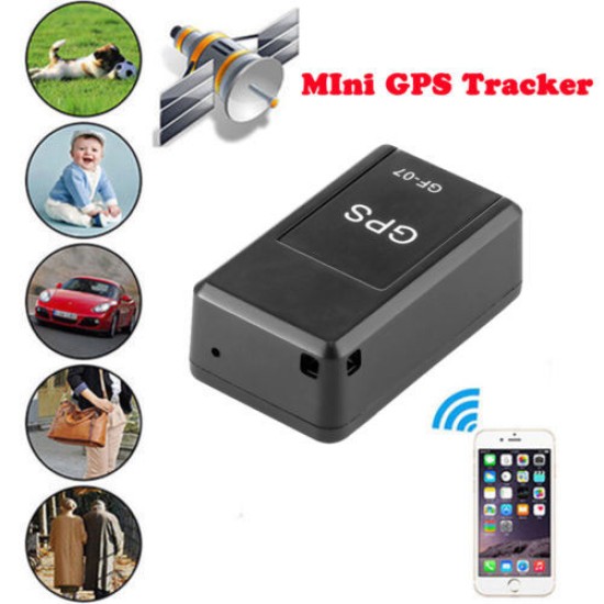 Mini GPS Tracker Tracking Device Real-time Locator Magnetic Enhanced Locator Automobiles GPS Trackers black