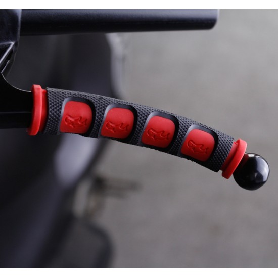 Motorcycle Accessories Universal Moto E-bike Scooter Handlebar Moto Handle Brake Grip Rubber Sleeve red