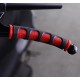 Motorcycle Accessories Universal Moto E-bike Scooter Handlebar Moto Handle Brake Grip Rubber Sleeve red