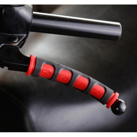 Motorcycle Accessories Universal Moto E-bike Scooter Handlebar Moto Handle Brake Grip Rubber Sleeve red