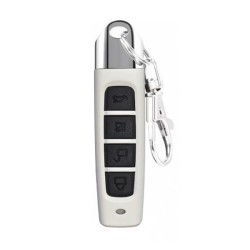 Multi-functional 433mhz Wireless  Remote Control Garage Gate Door Opener Remote Control Duplicator Cloning Code Car Key Security Alarm White shell-black key lock