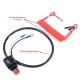 Outboard Motors Boat Motor Kill Stop Switch + Safety Tether Lanyard  red_A1033