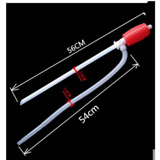 Portable Car Manual Hand Siphon Pump Hose Gas Oil Liquid Syphon Transfer Pump Universal