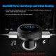 Radio Adapter Quick Charge 3.0 Wireless V4.2 Car Smart Fm Transmitter USB Charger Black