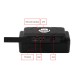 Real-time Gps Car Tracker Locator Magnetic Mini Gsm/gprs Vehicle Tracking Device With Extra-large Battery black