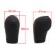 Soft Silicone Nonslip Car Shift Knob Gear Stick Cover Protector with Trepanning Design - Black